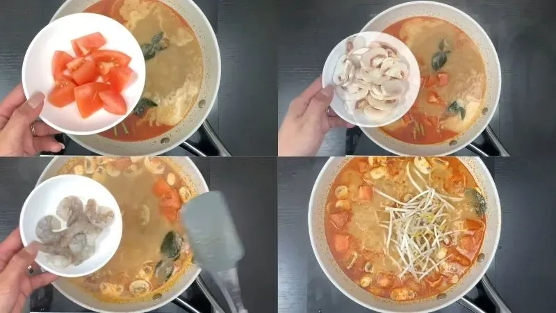 2 cách làm mì Tom Yum kem tươi sốt ‘xình xịch’ tại Thái Lan