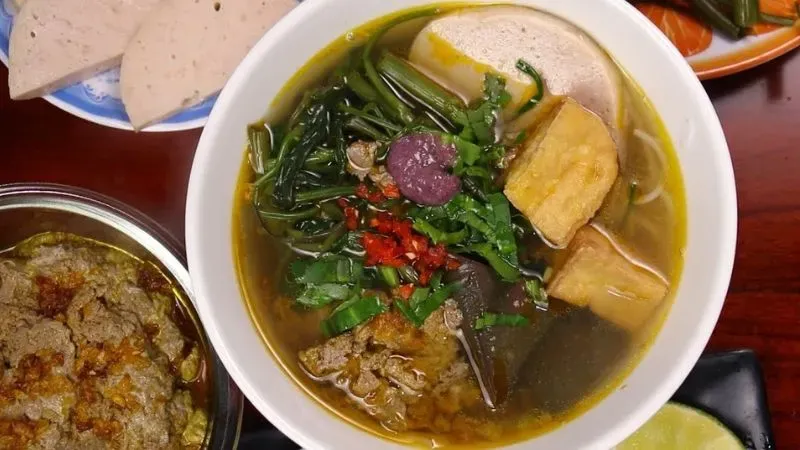 Bí quyết làm canh bún thơm ngon, thèm thuồng