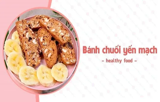 Cách làm bánh chuối yến mạch giảm cân đơn giản