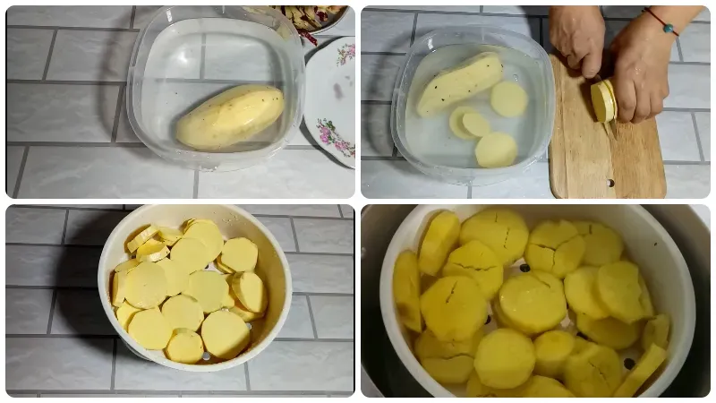 Cách làm bánh khoai lang dừa nạo giòn ngon lạ miệng