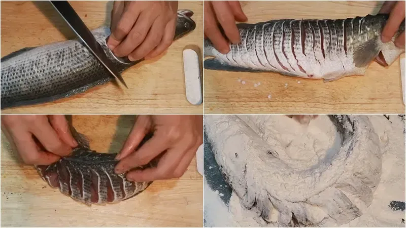 Cách làm cá lóc chiên xù cuốn bánh tráng thơm ngon cực hấp dẫn