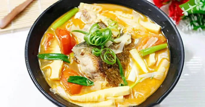 Cách nấu canh cá với măng chua ngon tuyệt