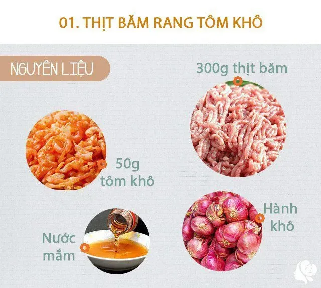 Hôm nay nấu gì: Bữa cơm chỉ 3 món nhưng giàu dinh dưỡng có giá trung bình