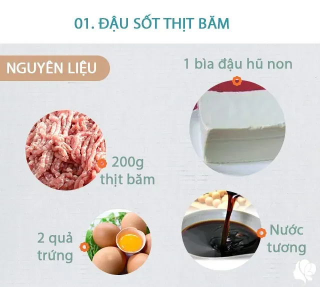 Hôm nay nấu gì: Bữa tối 3 món dễ nấu cho ngày thời tiết “khó ở”