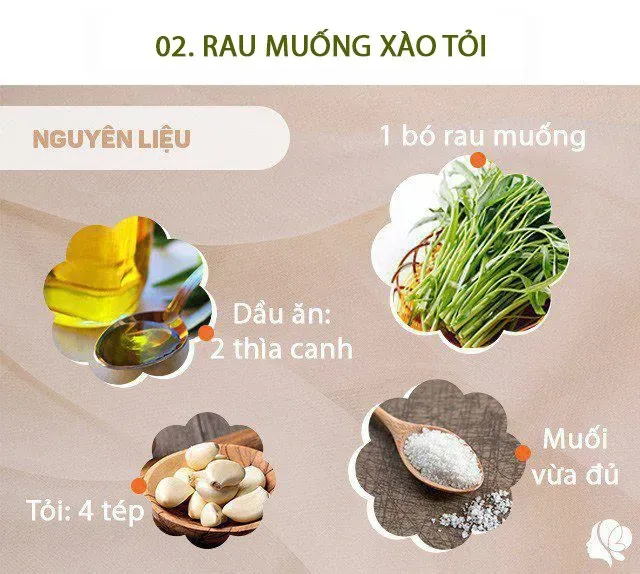 Hôm nay nấu gì: Bữa tối 3 món dễ nấu cho ngày thời tiết “khó ở”