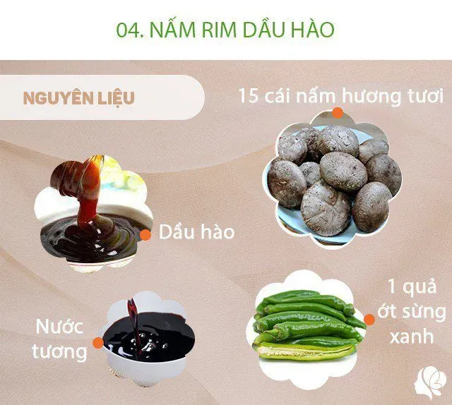 Hôm nay nấu gì: Bữa tối 3 món dễ nấu cho ngày thời tiết “khó ở”