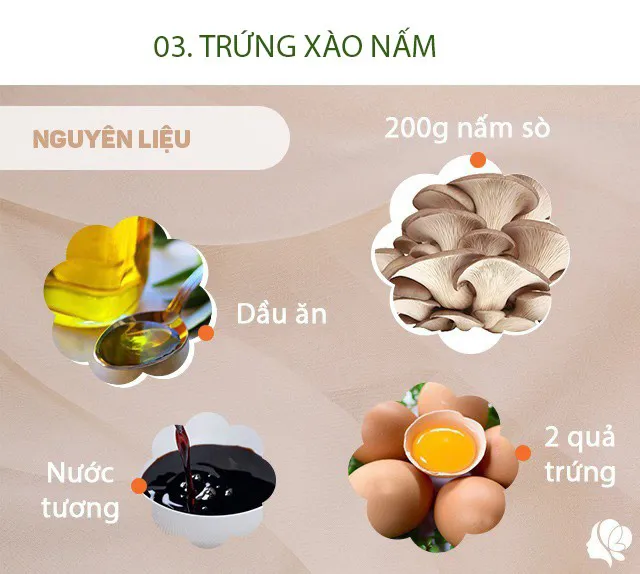 Hôm nay nấu gì: Cơm tối 3 món đậm đà cho ngày lạnh