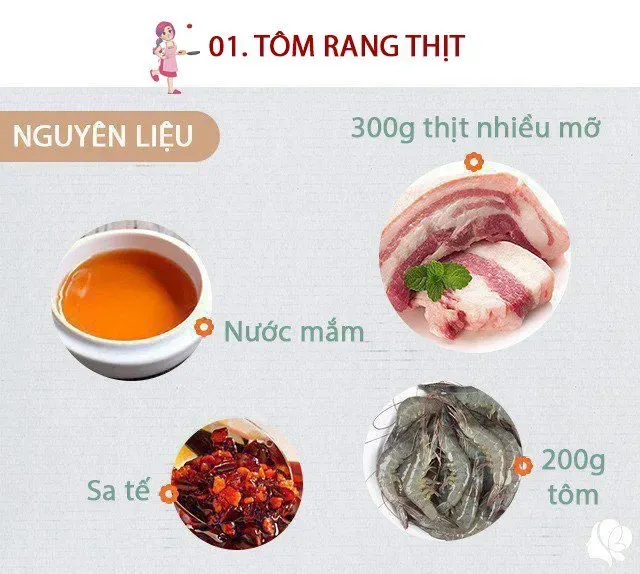 Hôm nay nấu gì: Mâm cơm toàn món dân dã hội tụ, nhìn mà nước miếng chảy ròng ròng