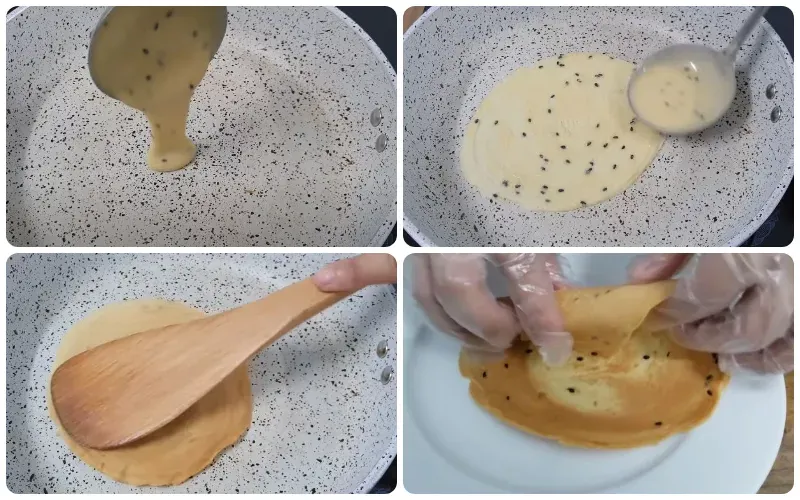 Làm ngay món bánh ốc quế cuộn bằng chảo thơm ngon giòn rụm cực dễ
