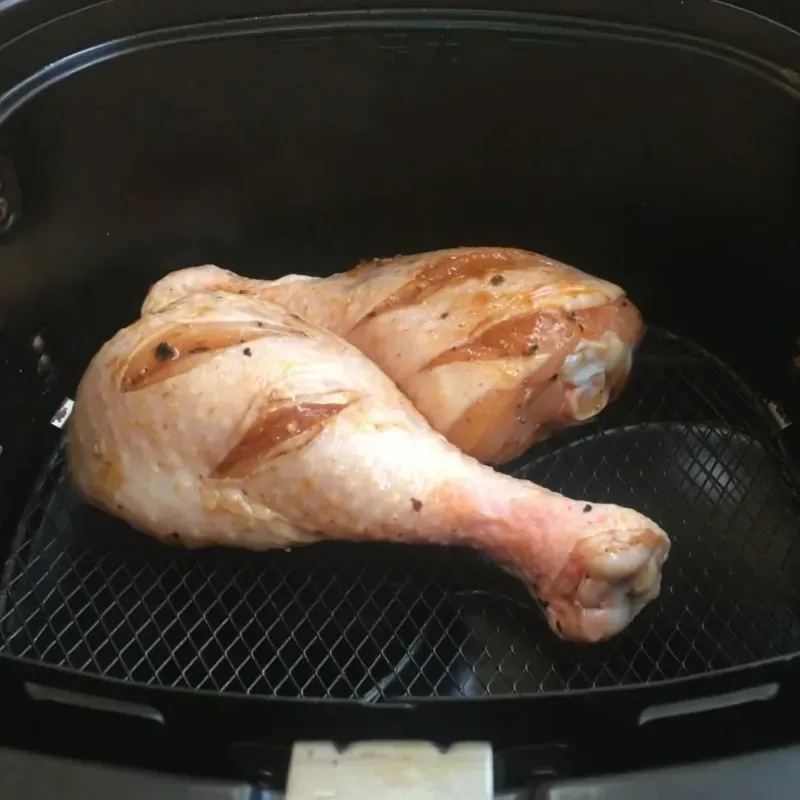 2 cách làm gà bó xôi bằng nồi chiên không dầu giòn rụm siêu ngon siêu dễ