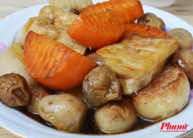 2 cách làm món chả lụa chay kho vừa ngon vừa lạ !