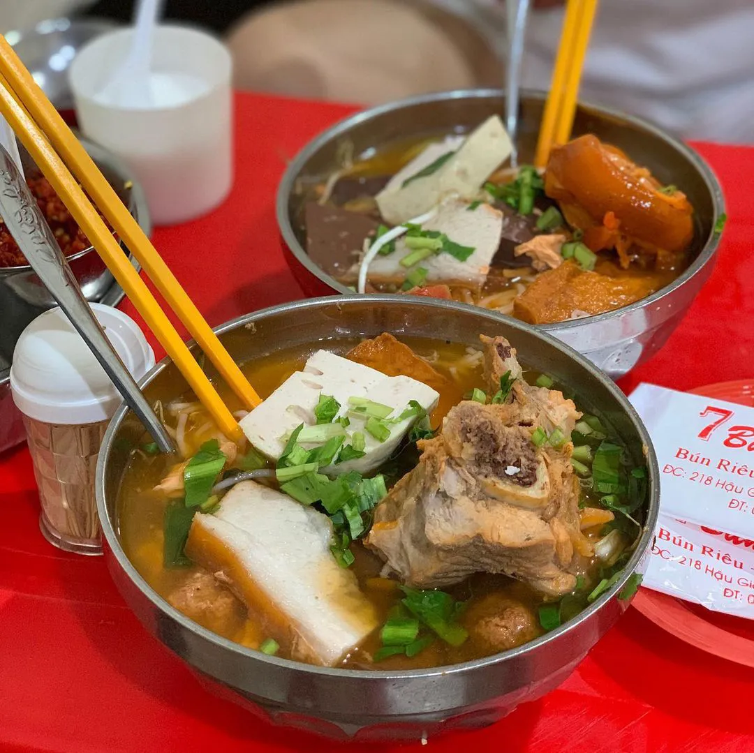 3 quán bún riêu ngon ở TP.HCM