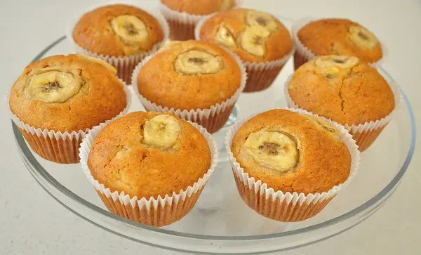 Cách làm bánh muffin chuối nướng xinh xinh thơm phức