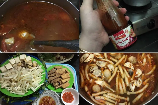 Cách làm lẩu thái chua cay hải sản, thập cẩm, tomyum, cốt dừa ngon