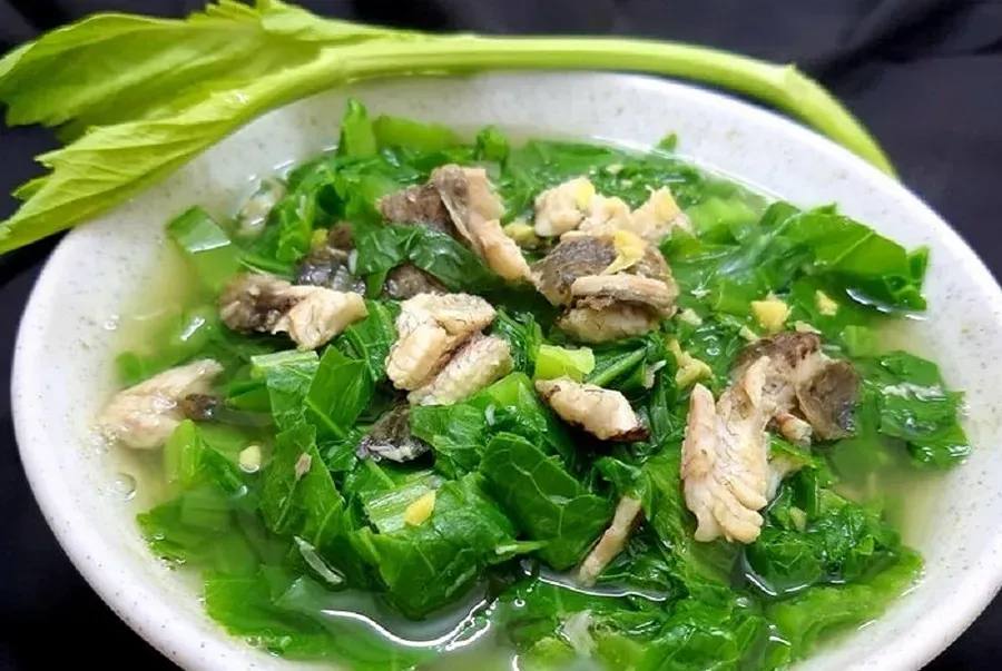 Canh cải cá rô đồng – Đặc sản miền quê