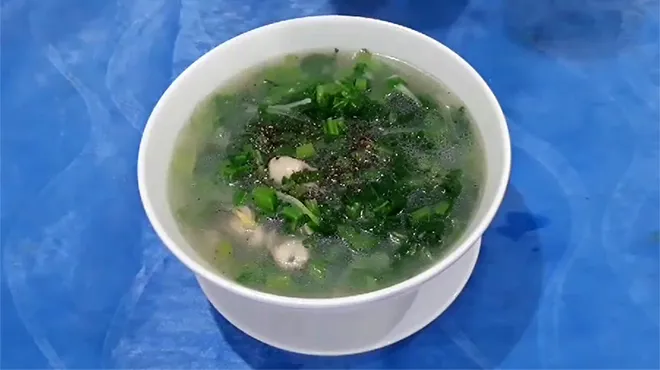 Canh hàu cải bẹ thơm ngon bổ dưỡng