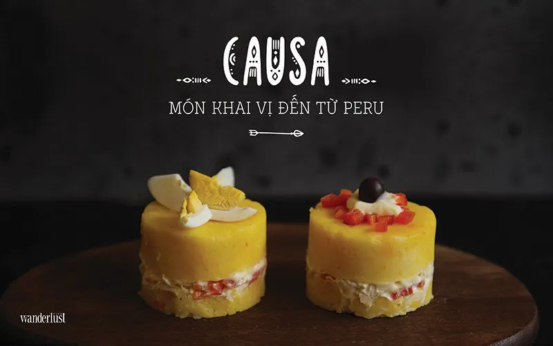 Causa: Món khai vị đến từ Peru