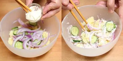 Đổi vị cuối tuần với salad khoai tây hấp dẫn vạn người mê