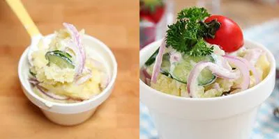 Đổi vị cuối tuần với salad khoai tây hấp dẫn vạn người mê