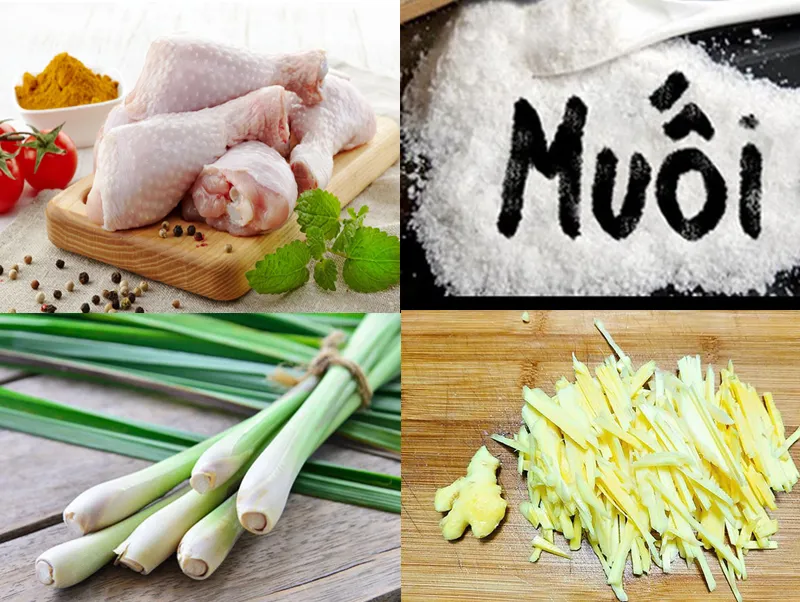 Gà nấu hành tăm – món ngon xứ Nghệ