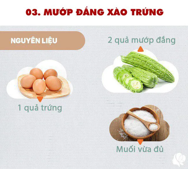 Hôm nay ăn gì: Thực đơn 3 món cơm chiều ngon, dễ nấu