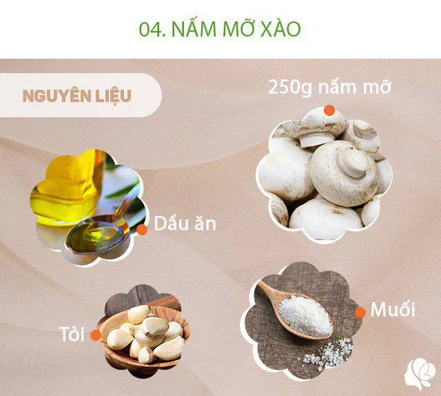 Hôm nay nấu gì: Bữa chiều cơm ngon canh ngọt, cả nhà ngồi xuống là không muốn đứng lên