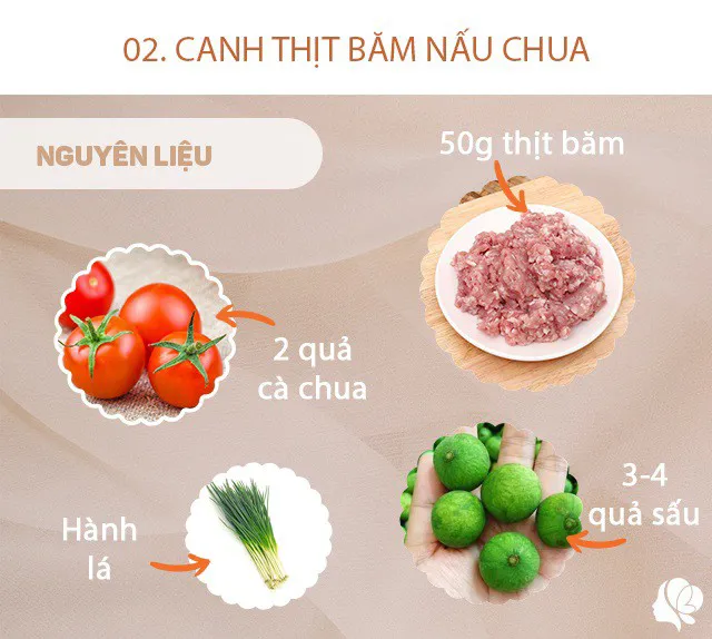 Hôm nay nấu gì: Bữa cơm 4 món ăn đã miệng, món chính cực nhiều người mê