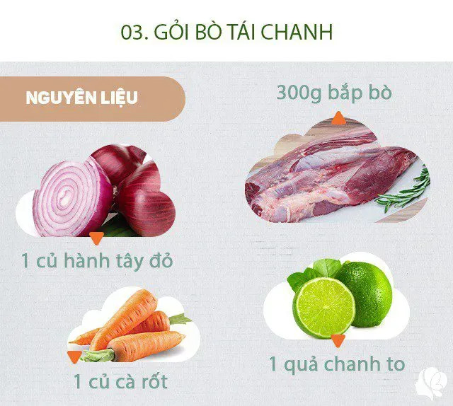 Hôm nay nấu gì: Bữa cơm chiều 3 món siêu ngon, món phụ vừa ngon mát lại giàu đạm