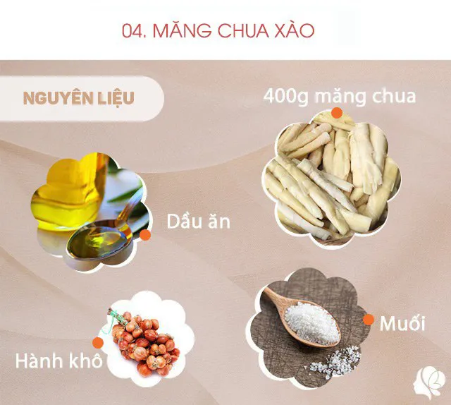 Hôm nay nấu gì: Bữa cơm chiều nhẹ nhàng cho ngày Tất niên để chuẩn cỗ Tết sắp “ập vào người”