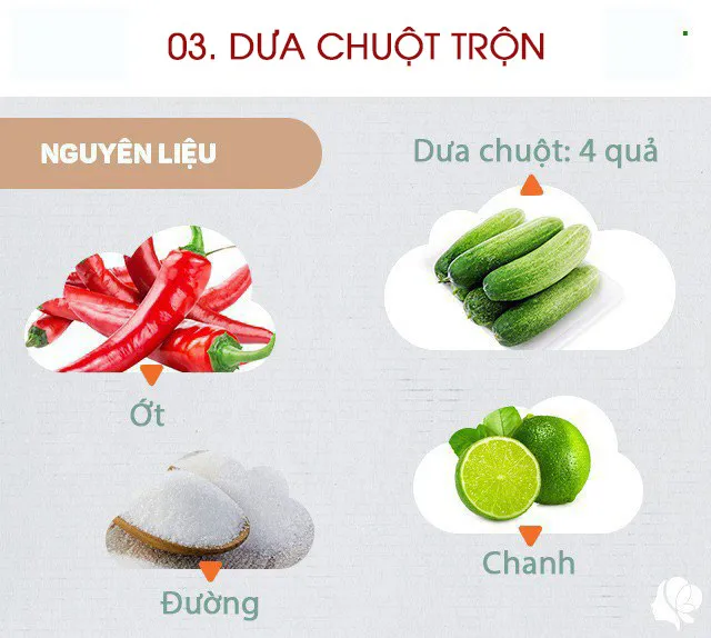 Hôm nay nấu gì: Bữa cơm chiều nhẹ nhàng cho ngày Tất niên để chuẩn cỗ Tết sắp “ập vào người”