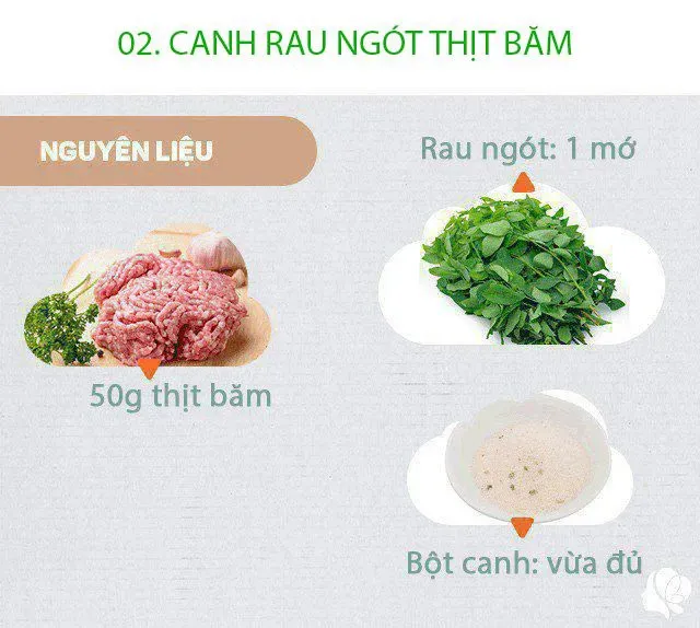 Hôm nay nấu gì: Bữa cơm đơn giản chỉ 3 món hợp ngày mát trời