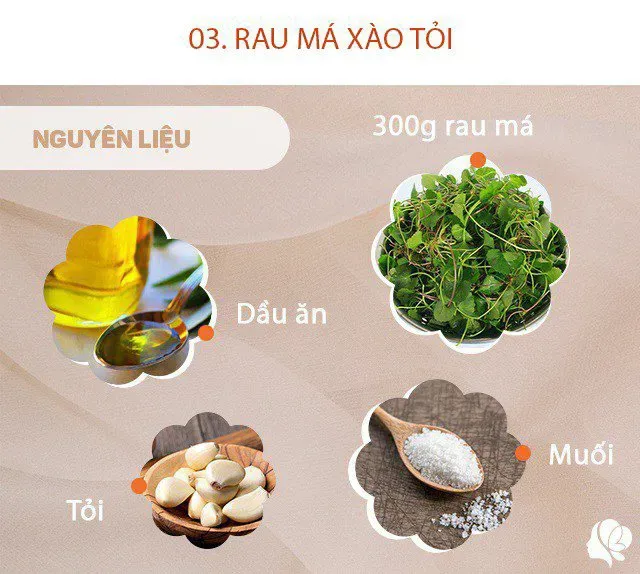 Hôm nay nấu gì: Bữa cơm đơn giản chỉ 3 món hợp ngày mát trời