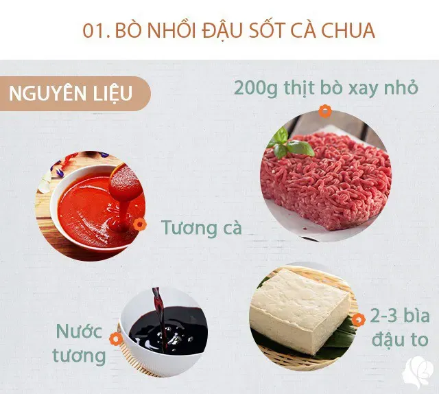 Hôm nay nấu gì: Bữa cơm ngon với 3 công thức nấu nhanh, dễ làm