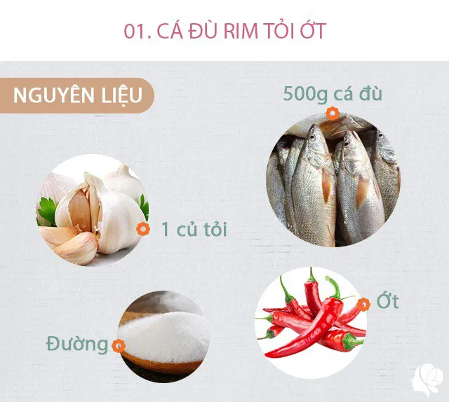 Hôm nay nấu gì: Cơm chiều 3 món dễ nấu lại ngon, vào bếp 30 phút là xong!