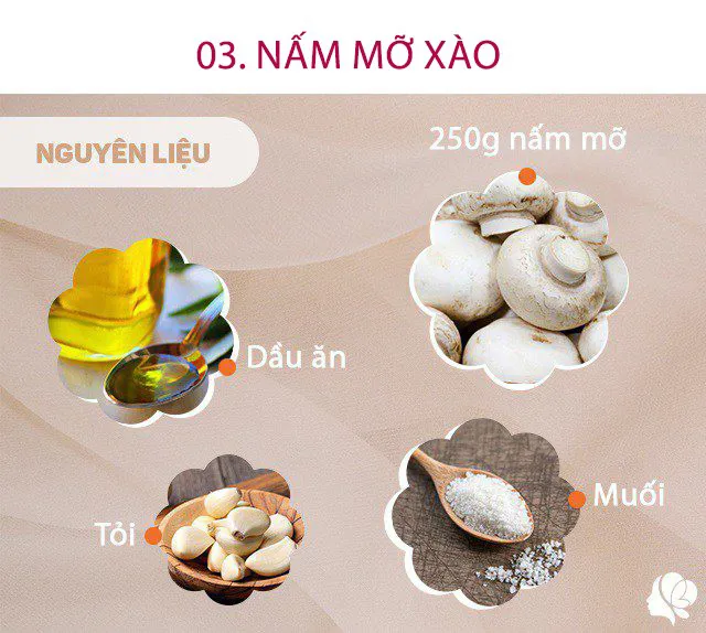 Hôm nay nấu gì: Cơm chiều 3 món siêu ngon, bổ dưỡng cho cả nhà