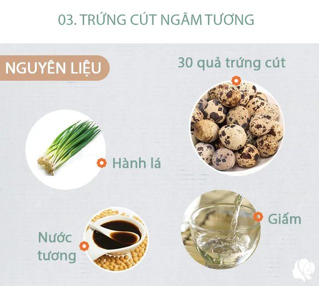 Hôm nay nấu gì: Cơm chiều 4 món chưa cần nếm thử đã thèm