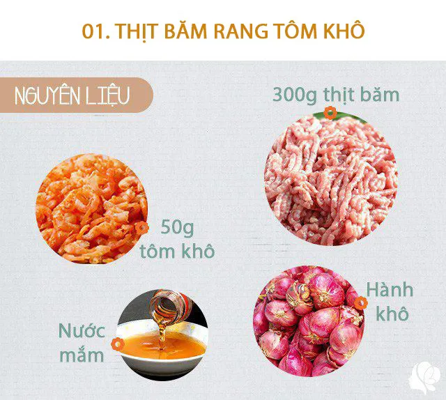 Hôm nay nấu gì: Cơm chiều toàn món dân dã nhưng trôi cơm, mỗi người ăn 2 bát vẫn thèm