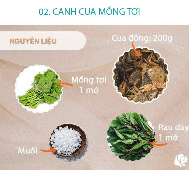 Hôm nay nấu gì: Cơm chiều toàn món mùa hè, nhìn đã thấy mát mắt muốn ăn ngay