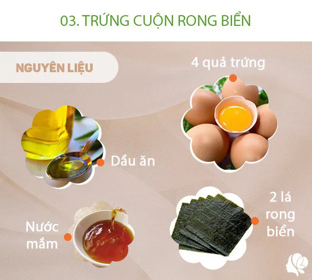 Hôm nay nấu gì: Không cần đắt đỏ, bữa cơm chỉ 4 món đơn giản này cũng đủ làm cả nhà no căng bụng