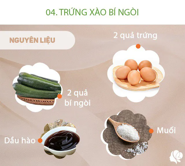 Hôm nay nấu gì: Không cần đắt đỏ, bữa cơm chỉ 4 món đơn giản này cũng đủ làm cả nhà no căng bụng