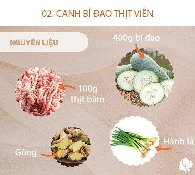 Hôm nay nấu gì: Thực đơn 3 món ngon và dễ nấu cho bữa tối