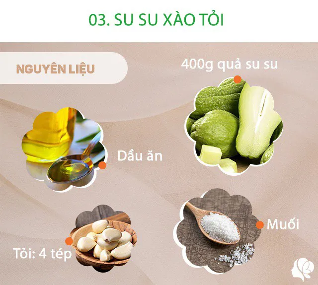 Hôm nay nấu gì: Thực đơn 3 món ngon và dễ nấu cho bữa tối