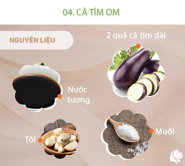 Hôm nay nấu gì: Thực đơn 4 món cho ngày nóng, dễ nấu lại ngon miệng