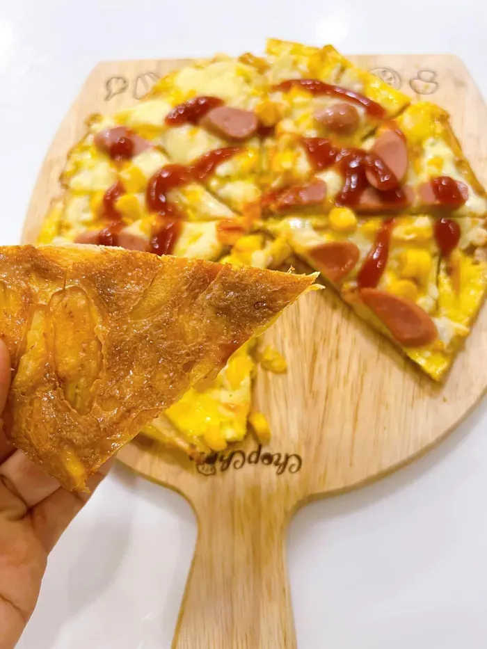 Mẹ đảm bật mí công thức làm pizza khoai tây cực đơn giản, không cần lò nướng vẫn trong mềm, ngoài giòn