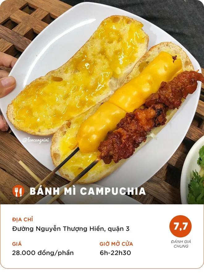 3 tiệm bánh mì bò nướng ngon ở TP.HCM