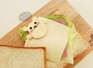 Bánh sandwich hình gấu