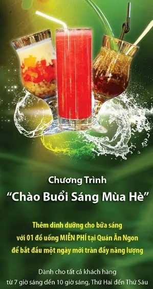 Bữa sáng tại quán Ăn Ngon