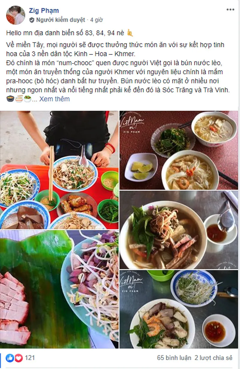 Bún Num Chóc: Sự pha trộn cầu kỳ trong văn hóa ẩm thực miền Tây