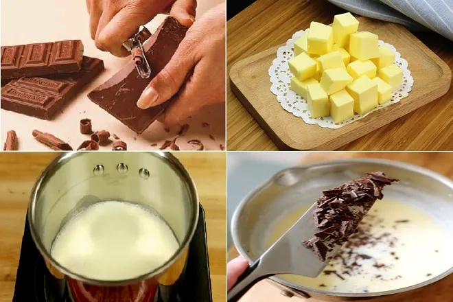 Cách làm Nama Chocolate bằng bột ca cao không cần kem tươi