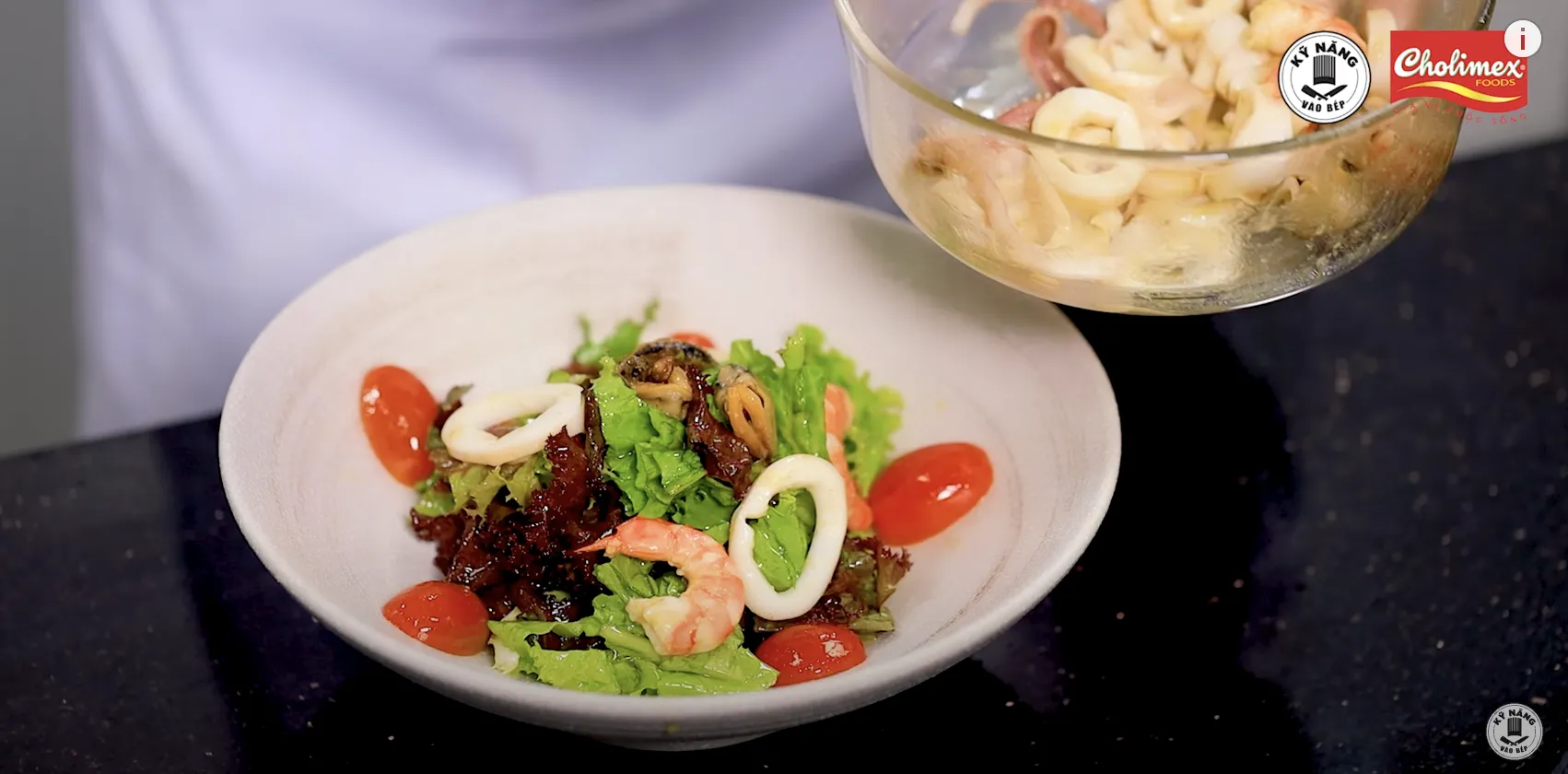 Cách làm Salad trộn Hải Sản rất ngon, thanh mát và đơn giản dễ làm